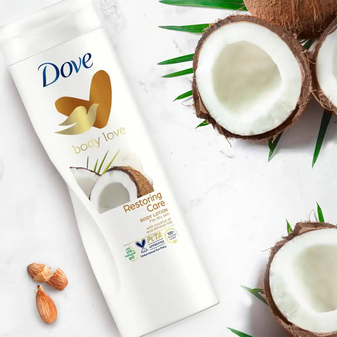 Dove Body Lotion 400 ml - Restoring Care (Kokos)