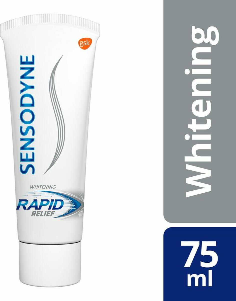 Sensodyne Tandpasta 75 ml.	Rapid Relief Whitening