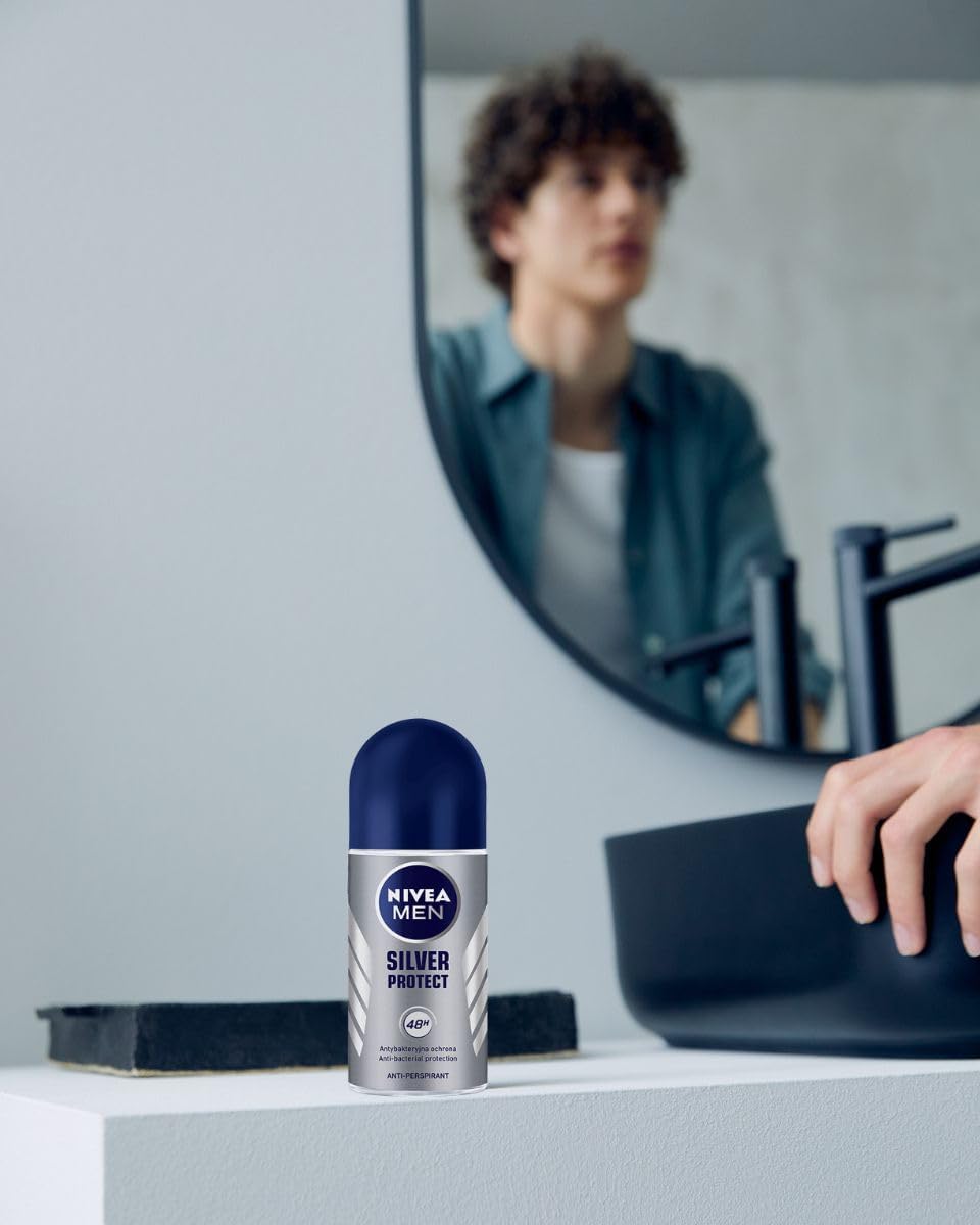Nivea Roll-On 50 ml. For Men	Silver Protect