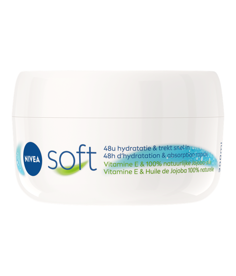 Nivea Creme Soft 200 ml.	"Pot"