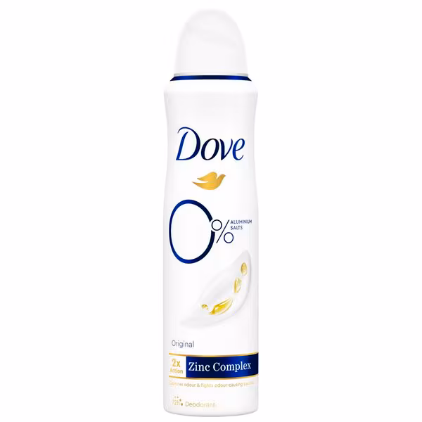 Dove Intimate Deodorant Spray Aluminum-Free Original 150ml