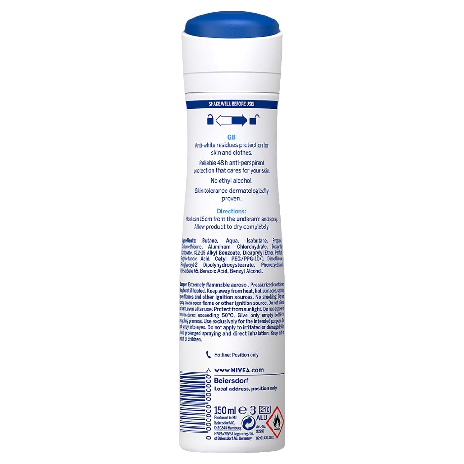Nivea Deospray 150 ml – Pure Invisible