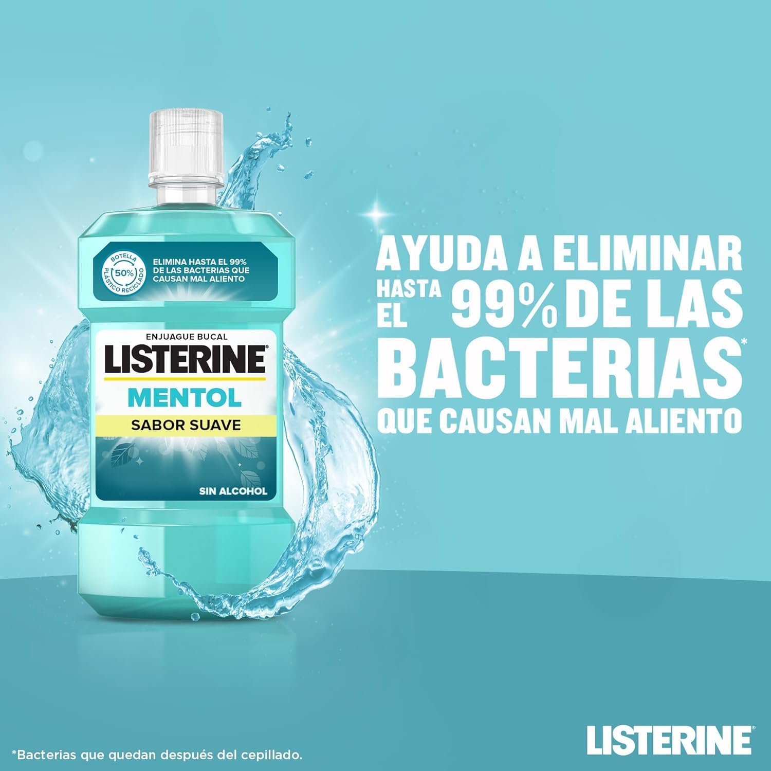 .Listerine Mondwater 500 ml – Cool Mint