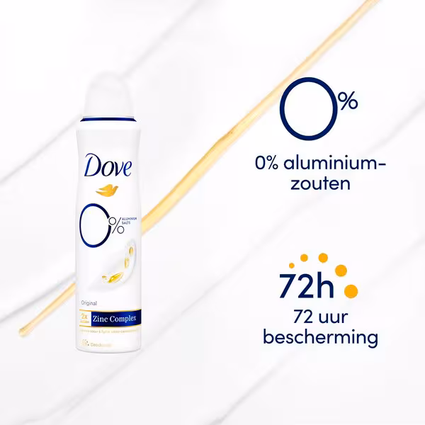 Dove Intimate Deodorant Spray Aluminum-Free Original 150ml