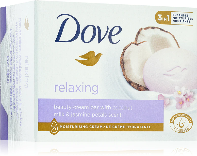 Dove Toiletzeep 90 gr.	Relaxing (Coconut Milk & Jasmine)