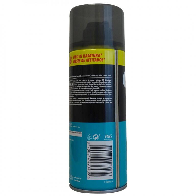 Gillette Scheerschuim voor de Gevoelige Huid – 400 ml