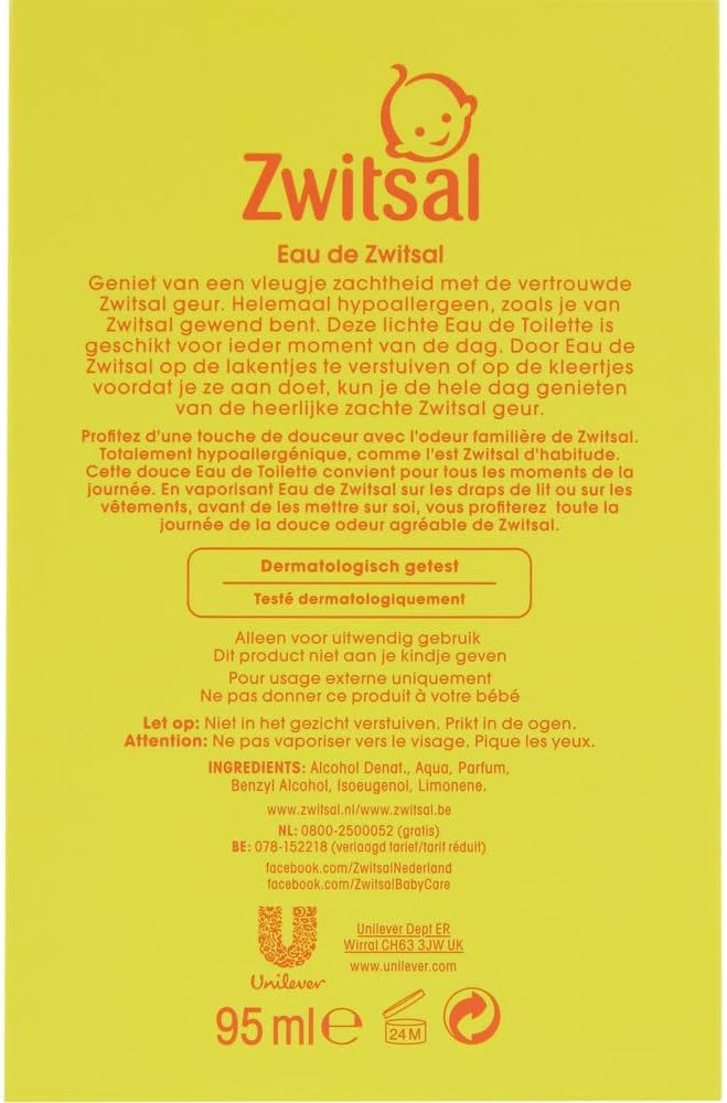Zwitsal 95 ml.	Eau de Zwitsal
