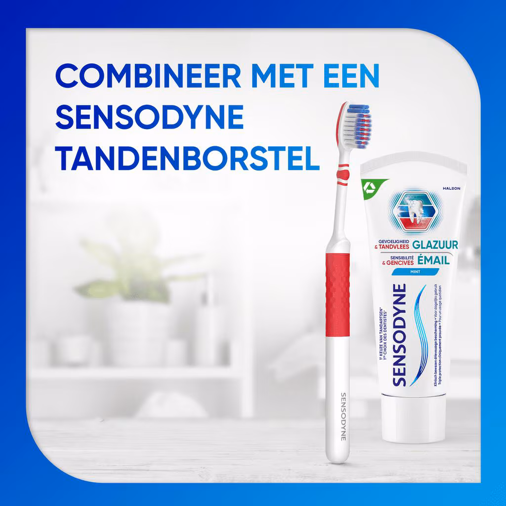 Sensodyne Tandpasta 75 ml.	Gevoeligheid & Tandvlees Glazuur(Mint)