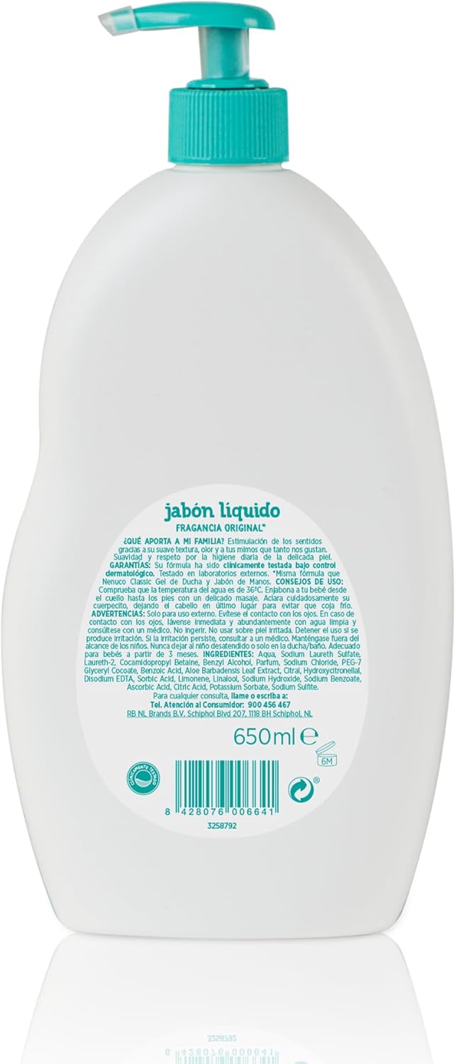Nenuco Vloeibare Zeep 650 ml.	Original