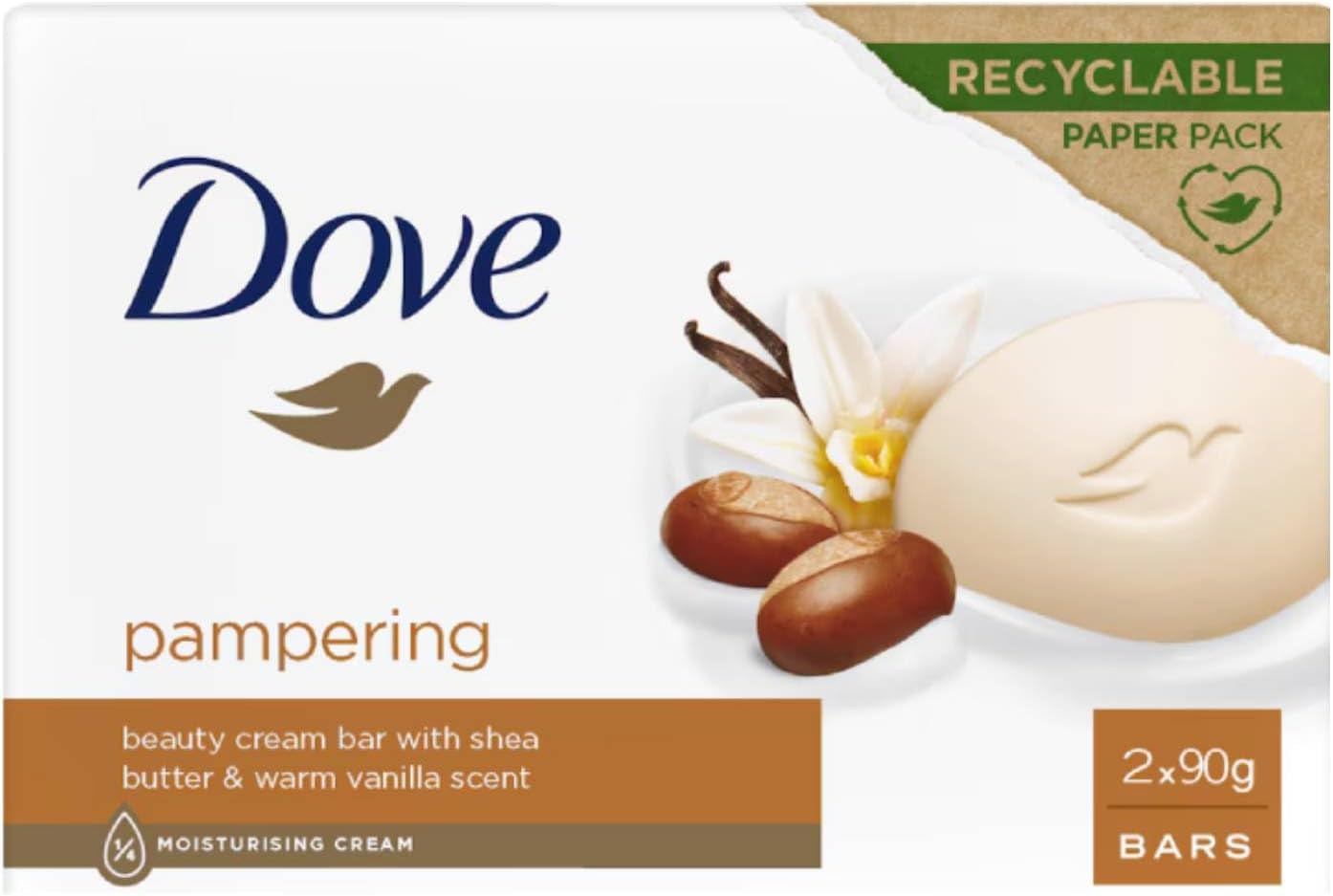 Dove Pampering Soap - 2 X 90 Grams