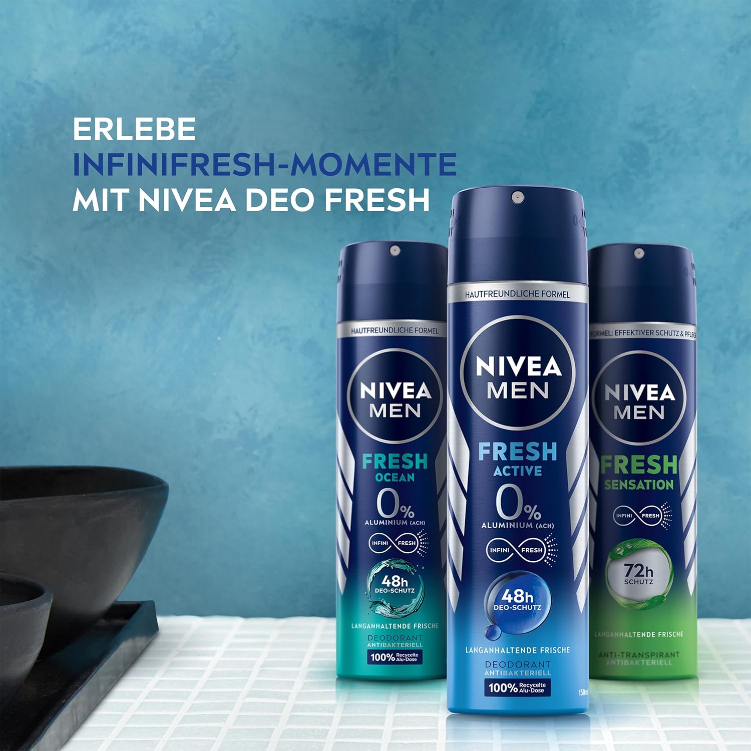 Nivea Deospray 150 ml. MEN	Fresh Sensation