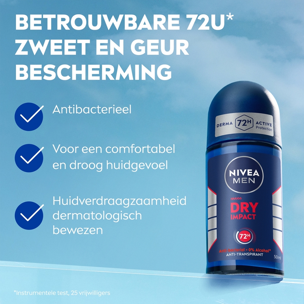 Nivea Roll-On 50 ml. For Men	Dry Impact