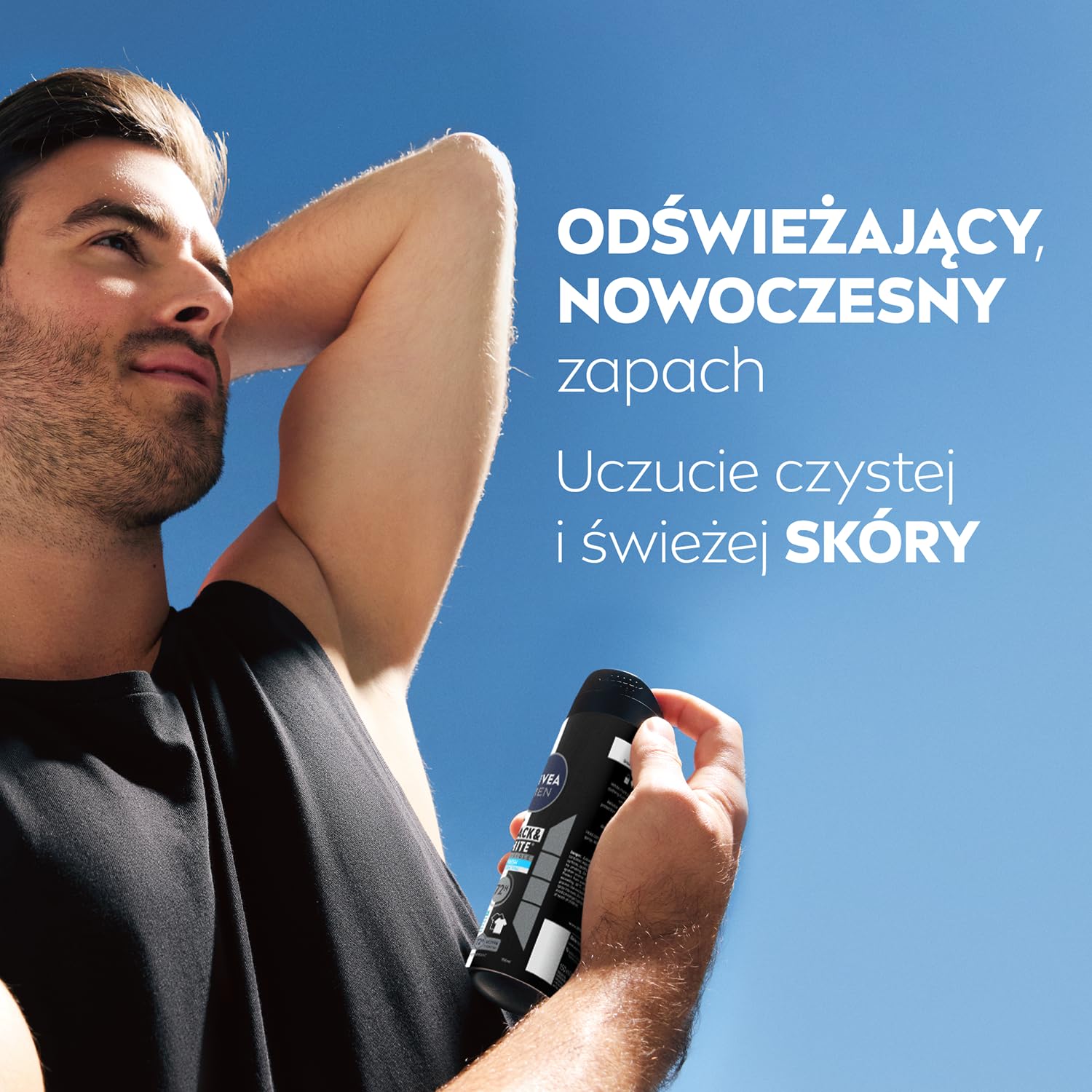 Nivea Deospray 150 ml. MEN	Invisible Black & White Fresh 72h