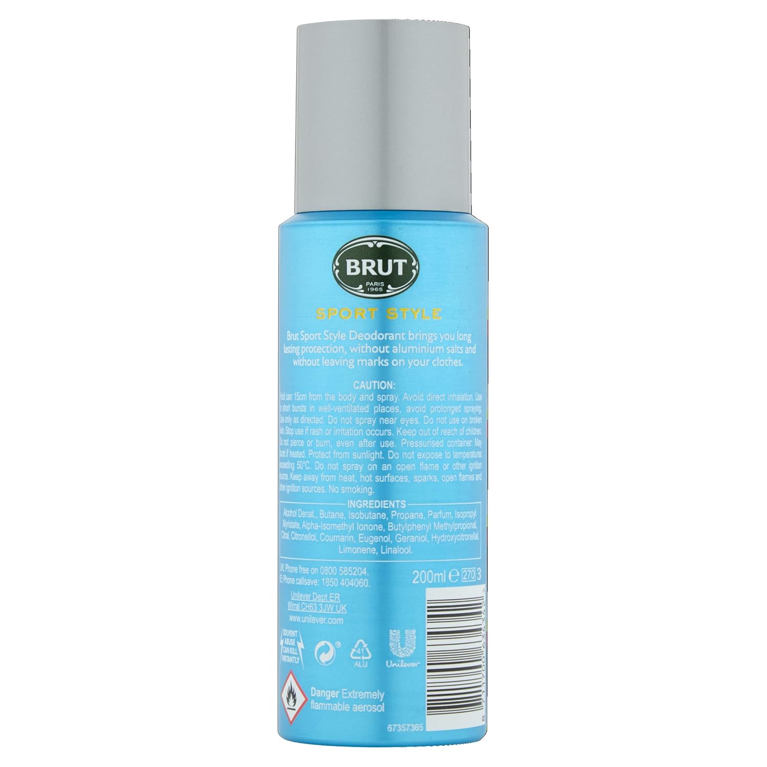 Brut Deospray 200 ml.	Sport Style
