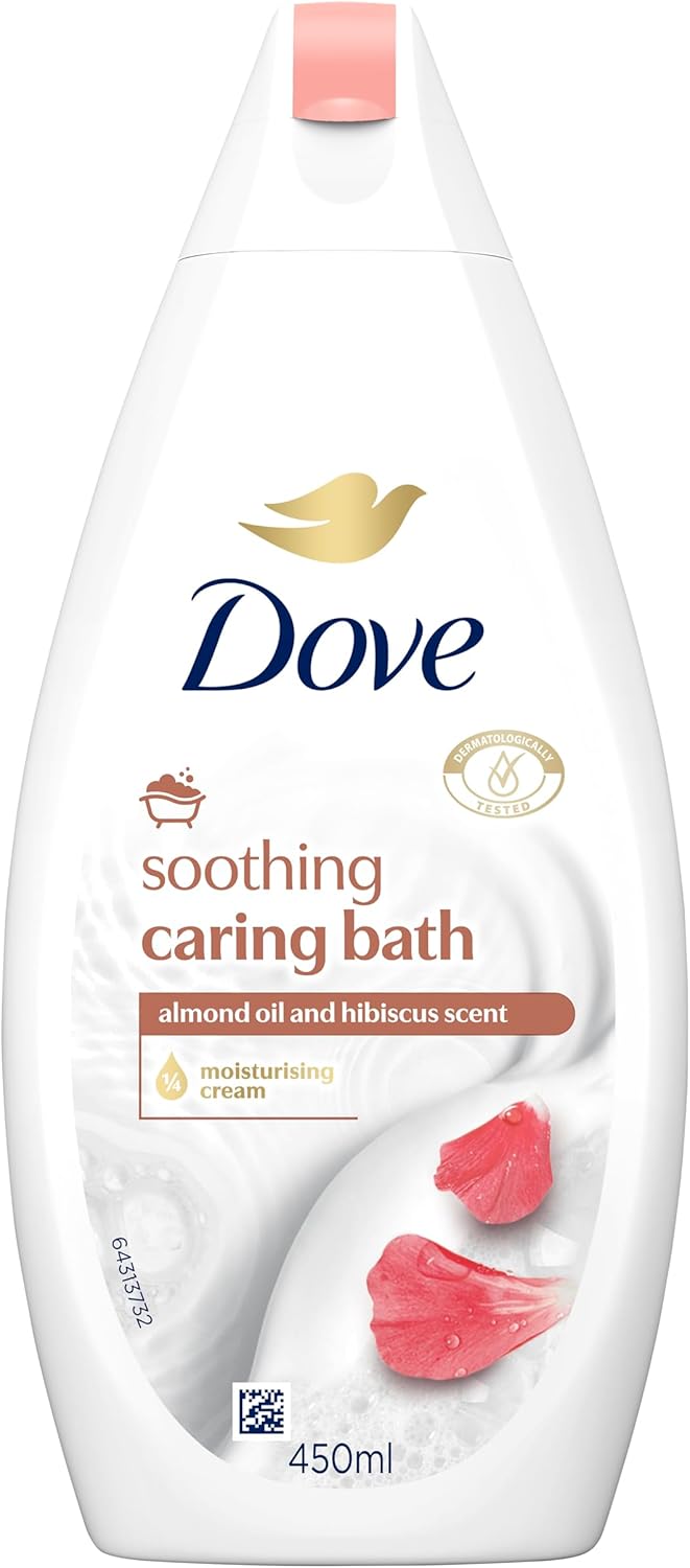 Dove Shower Gel Enveloping Pleasure With Almond Oil And Hibiscus 450 Ml