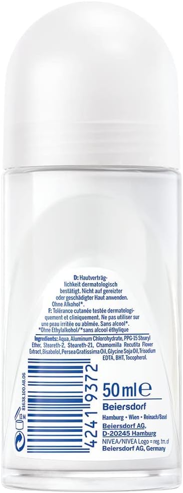 Nivea Roll-On 50 ml.	Pure & Sensitive