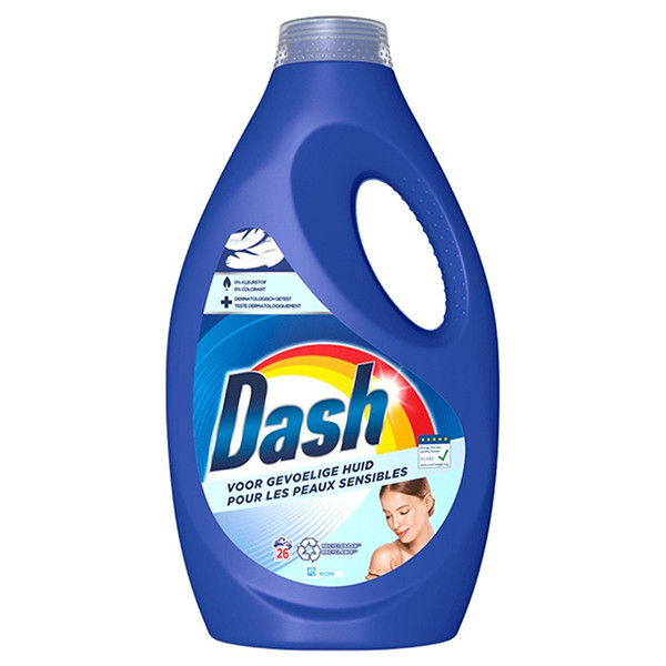 Dash Vloeibaar 1170 ml/26 sc	Voor Gevoelige Huid