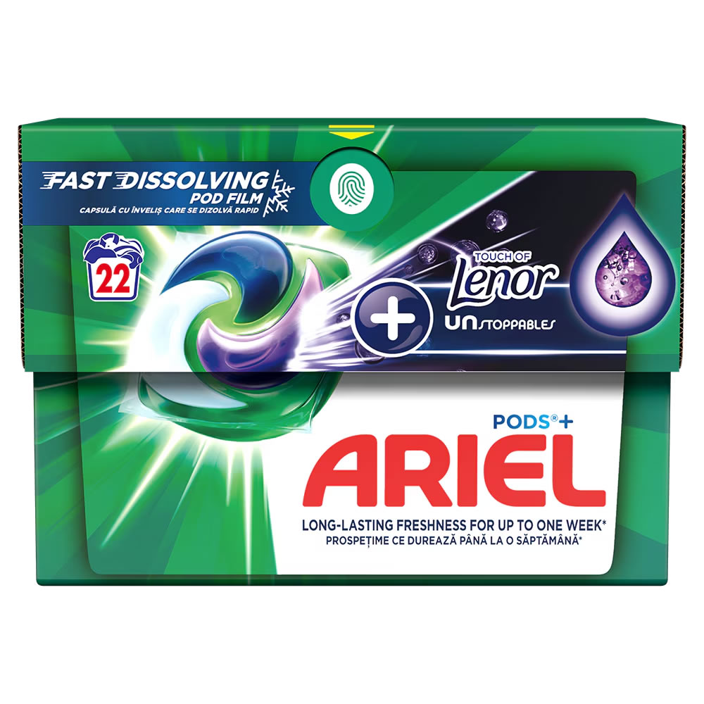 Ariel Pods+ '22	Touch of Lenor Unstoppables