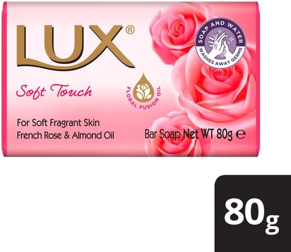 Lux Toiletzeep 80 gr.	Rose (Soft Touch) 12x80g