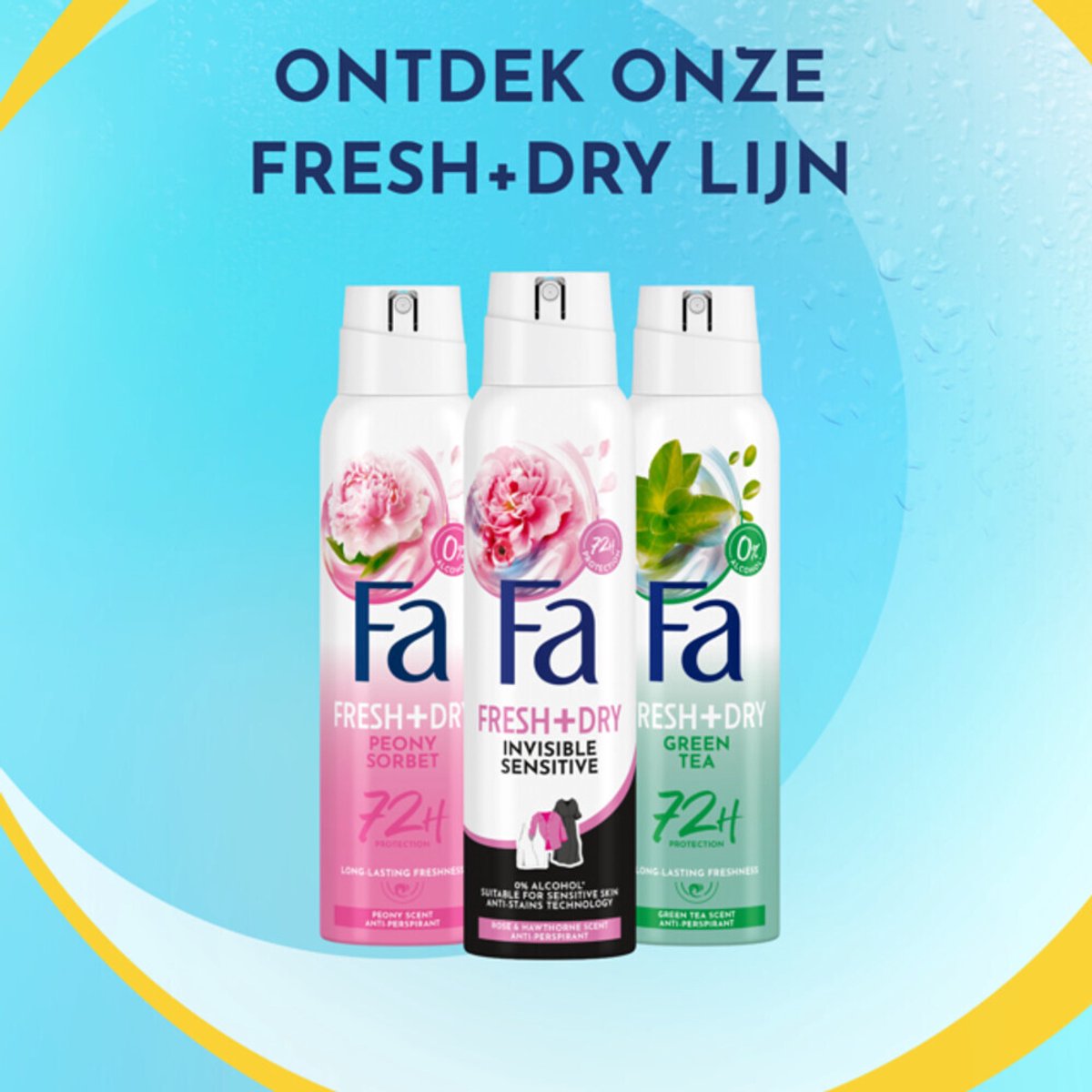FA Deospray 150 ml.	Invisible Sensitive