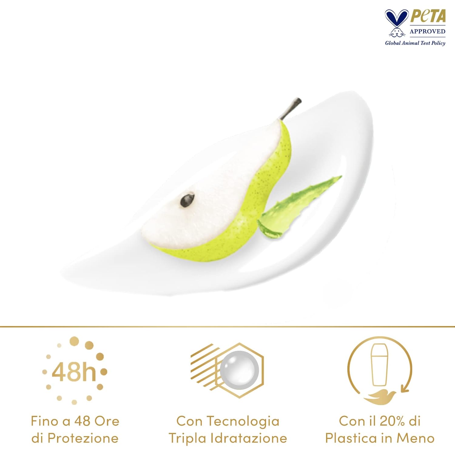Dove Roll-On 50 ml. (Nieuw)	Pear & Aloe Vera