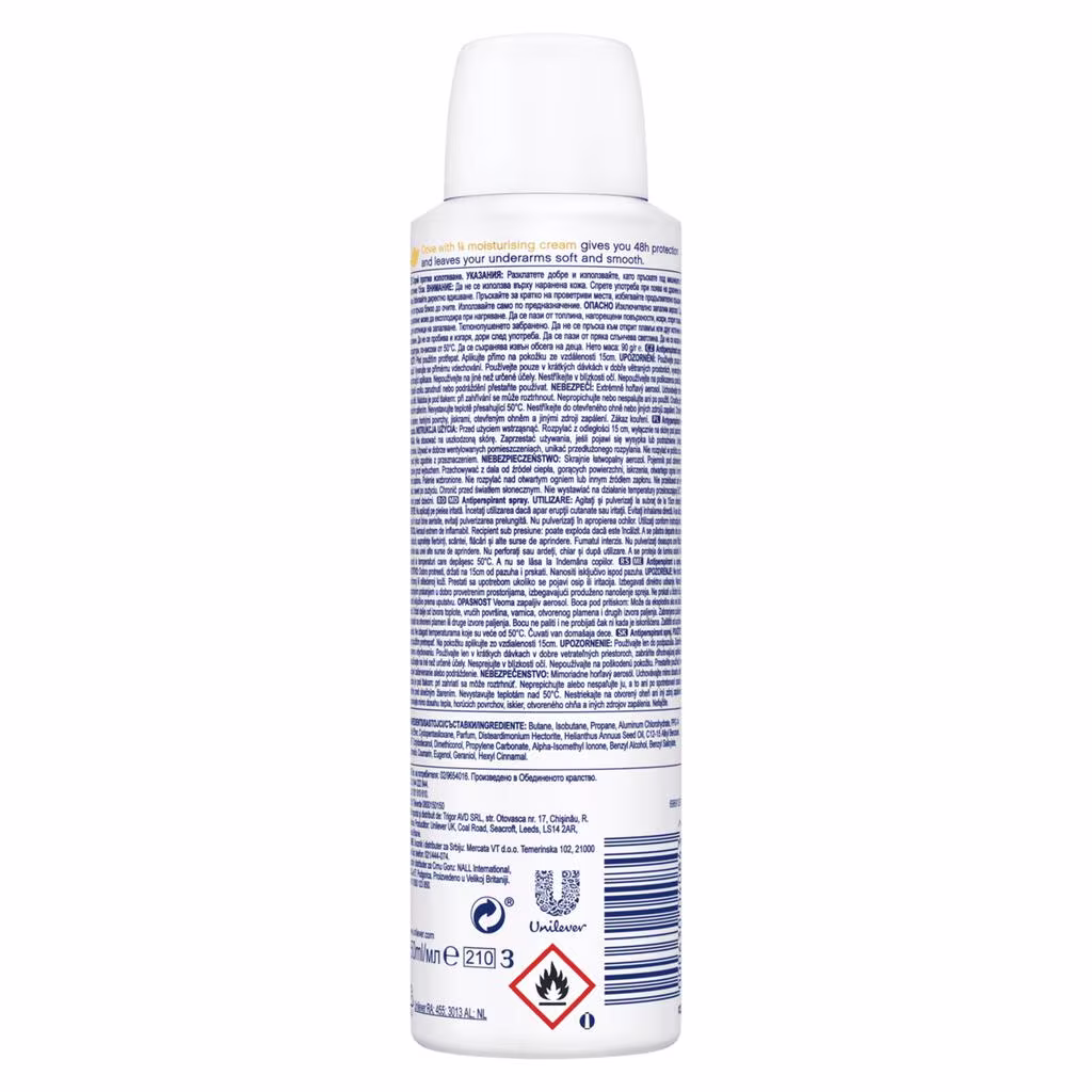 Dove Deospray 150 ml.	Original