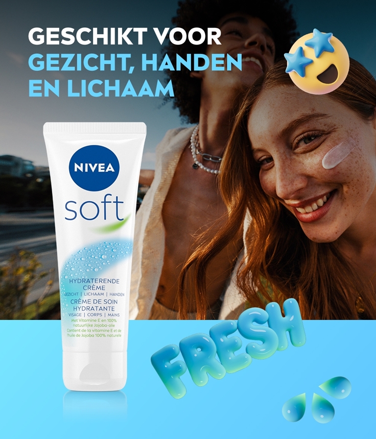 Nivea Creme Soft 75 ml.	Tube