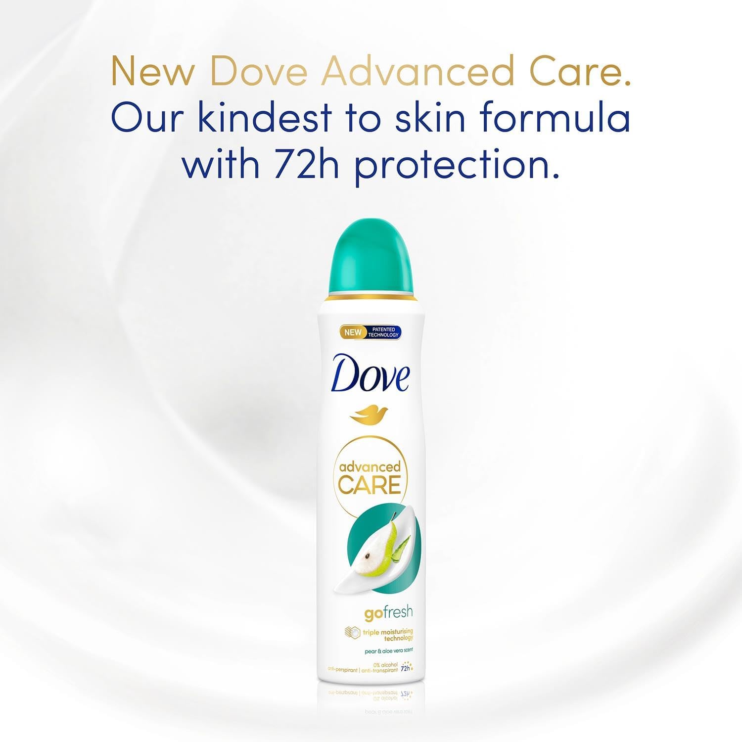 Dove Go Fresh Pear & Aloe Vera Antitranspirant Spray 150ml