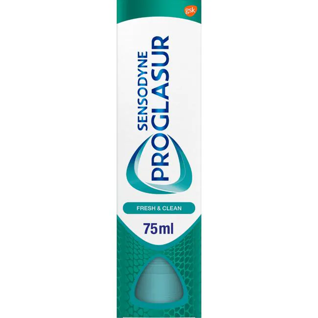 Sensodyne Proglasur Tandpasta 75 ml.	Fresh & Clean