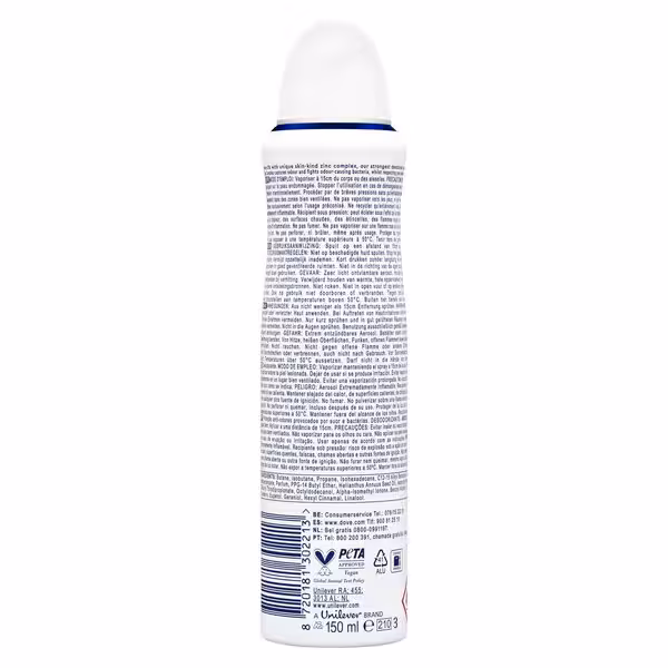 Dove Intimate Deodorant Spray Aluminum-Free Original 150ml