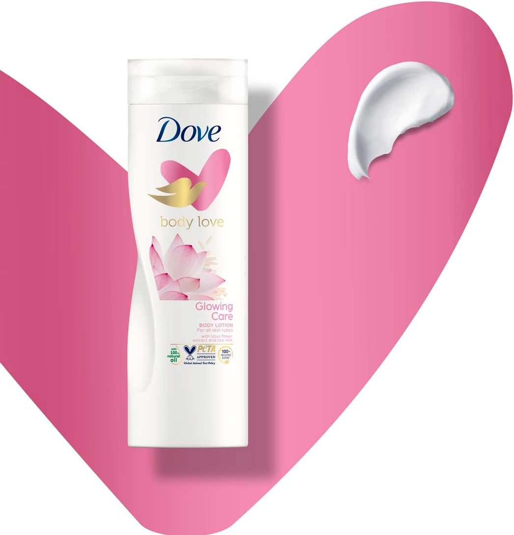 Dove Body Lotion Glowing (Radiant) Ritual Lotus Flower - voor alle huidtypes