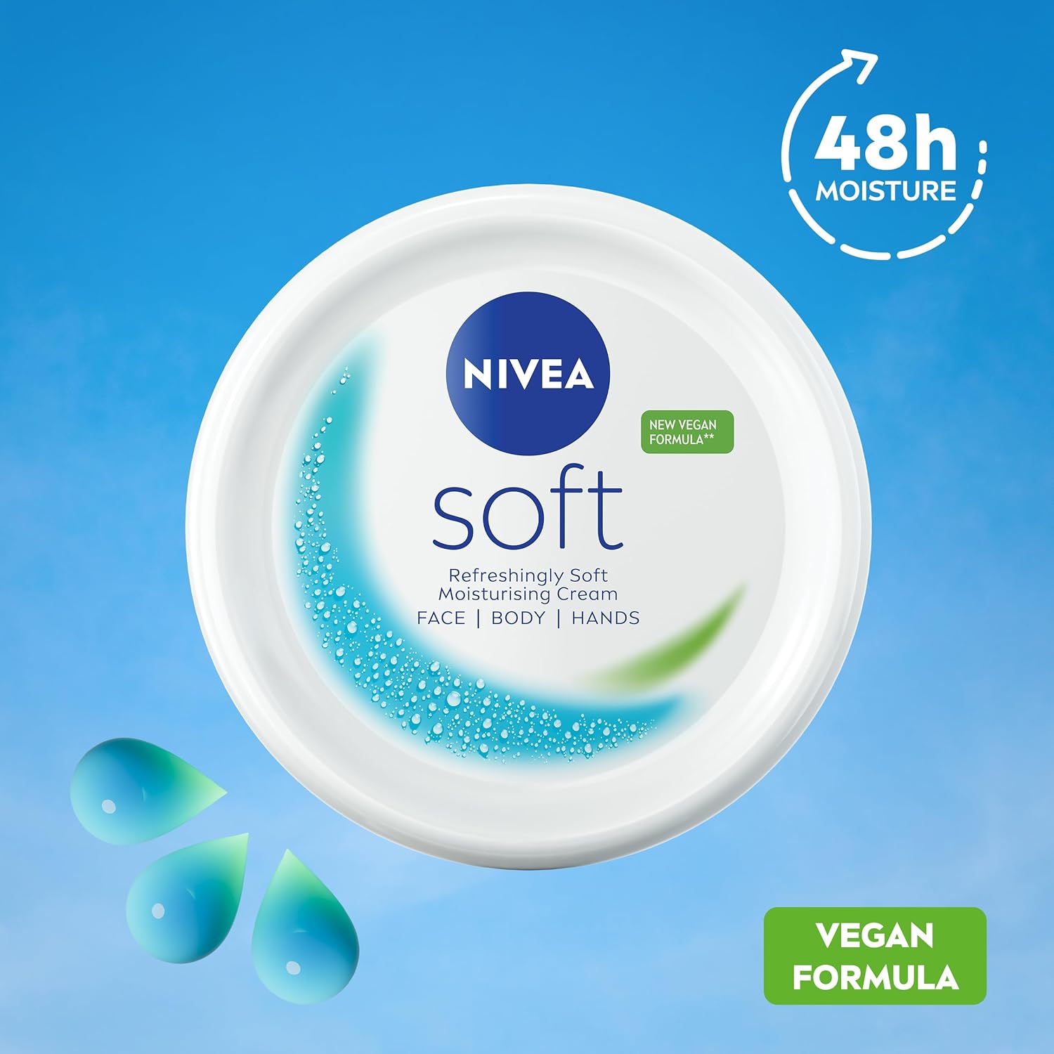 Nivea Creme Soft 200 ml.	"Pot"