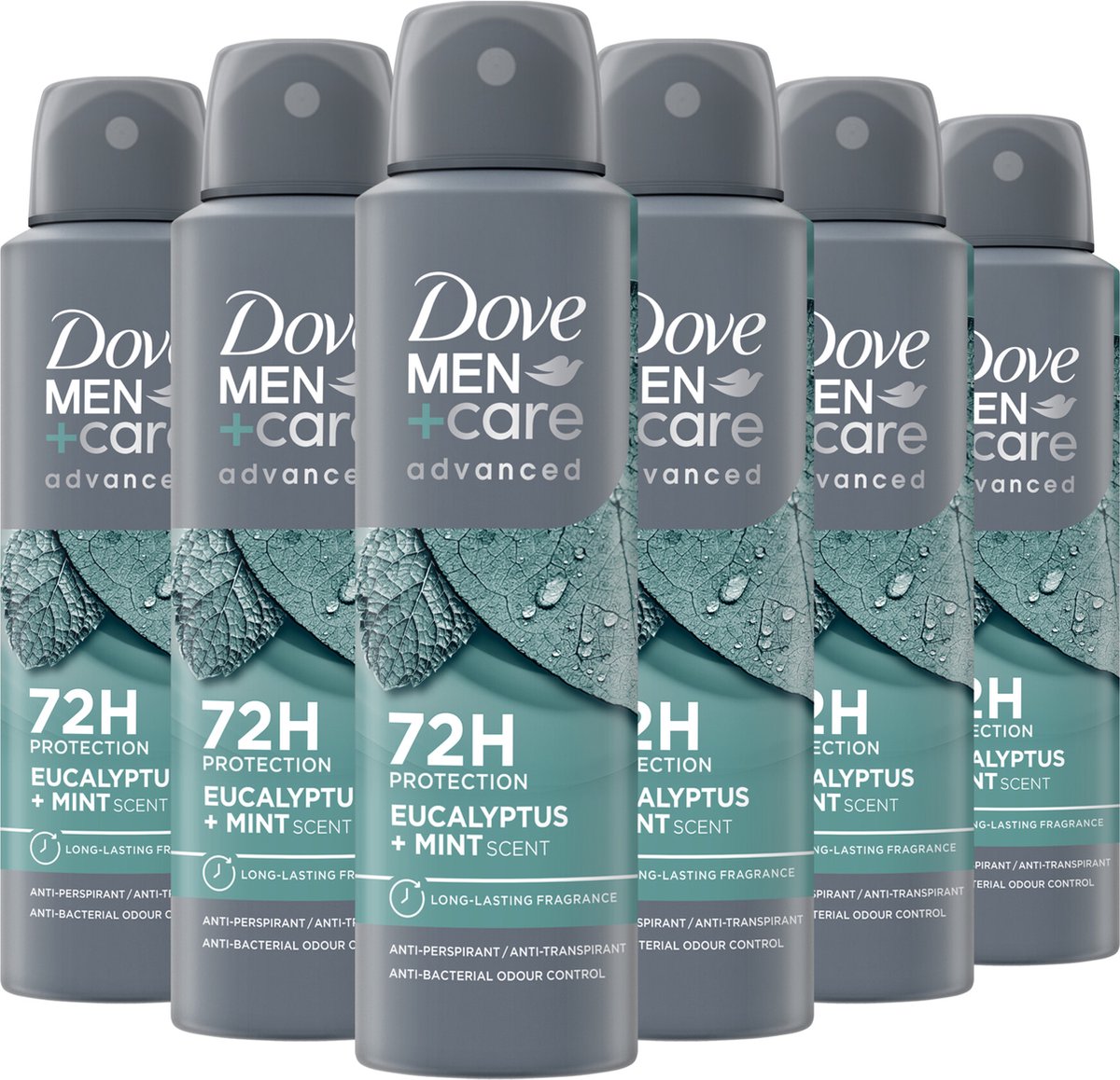 Dove Deospray 150 ml. Men+Care	Eucalyptus + Mint 72H