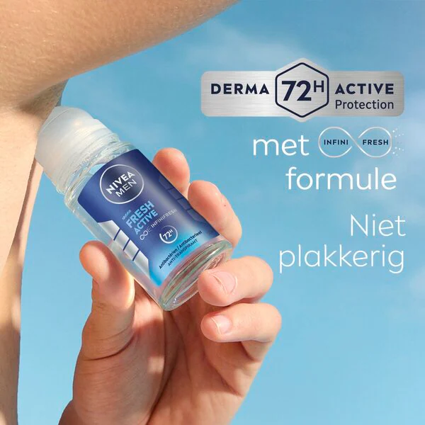 NIVEA Roll-On 50 ml For Men – Fresh Active