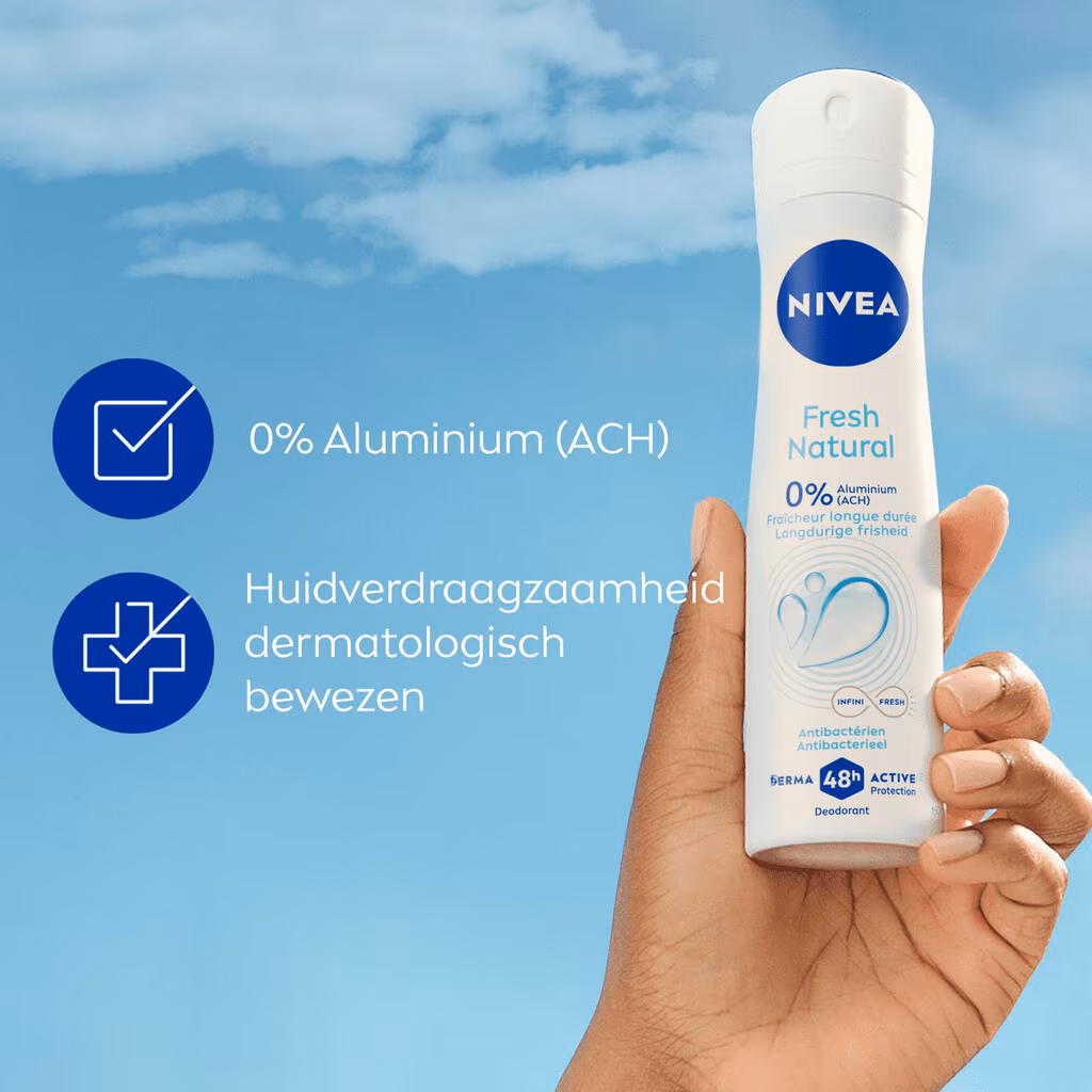Nivea Deospray 150 ml.	Fresh Natural