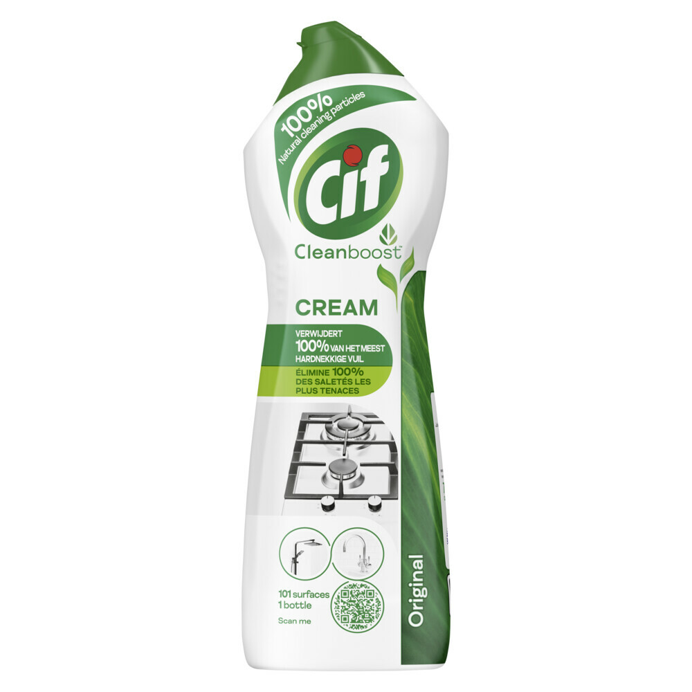 Cif Crème Citroen met Microkristallen – Reinigingscrème 750 ml