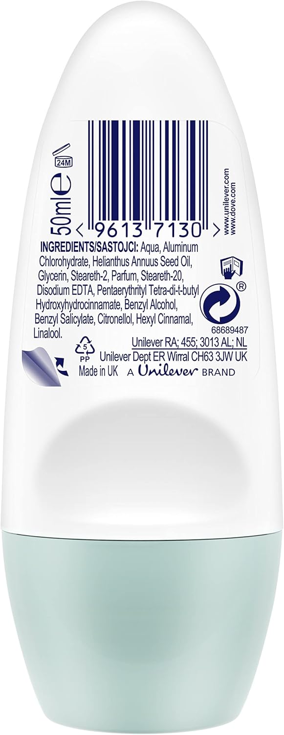 Dove Roll-On 50 ml.	Pear & Aloe Vera