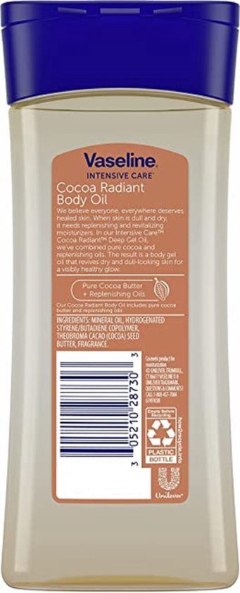 Vaseline Body Oil 200 ml.	Cocoa Radiant