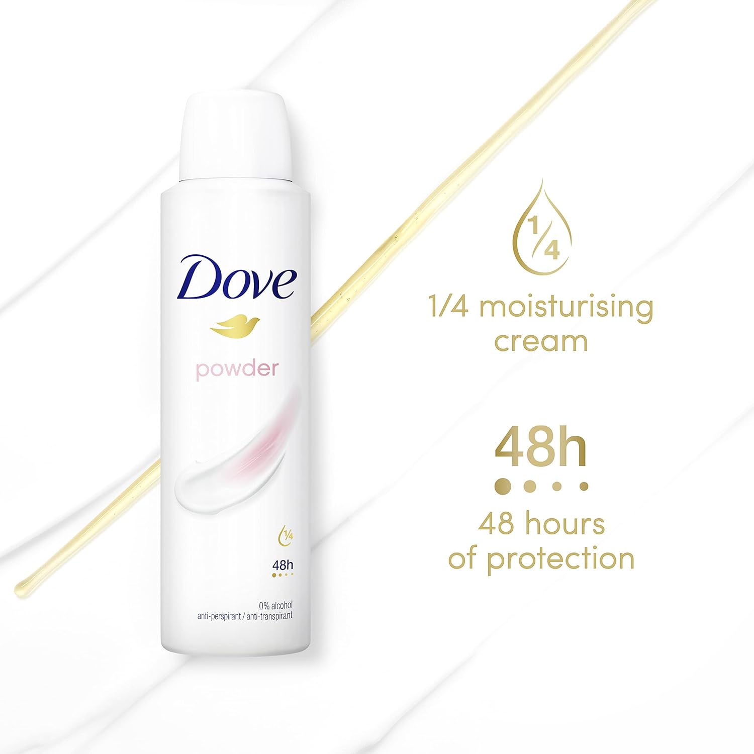 Dove Powder Soft Antiperspirant Deodorant 200 Ml