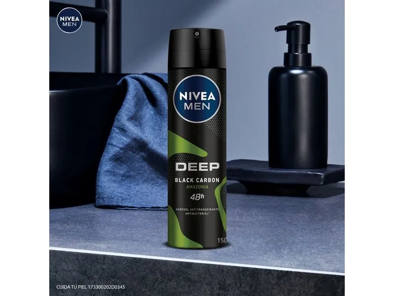 Nivea Deospray 150 ml. MEN	Deep Black Carbon Amazonia