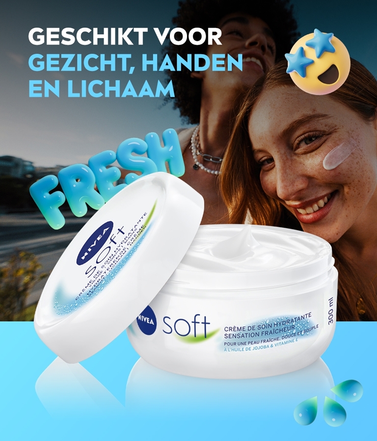 Nivea Crème Soft 300 ml – “Pot”