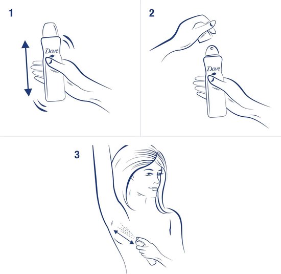 Dove Deospray 150 ml.	Go Fresh Granaatappel
