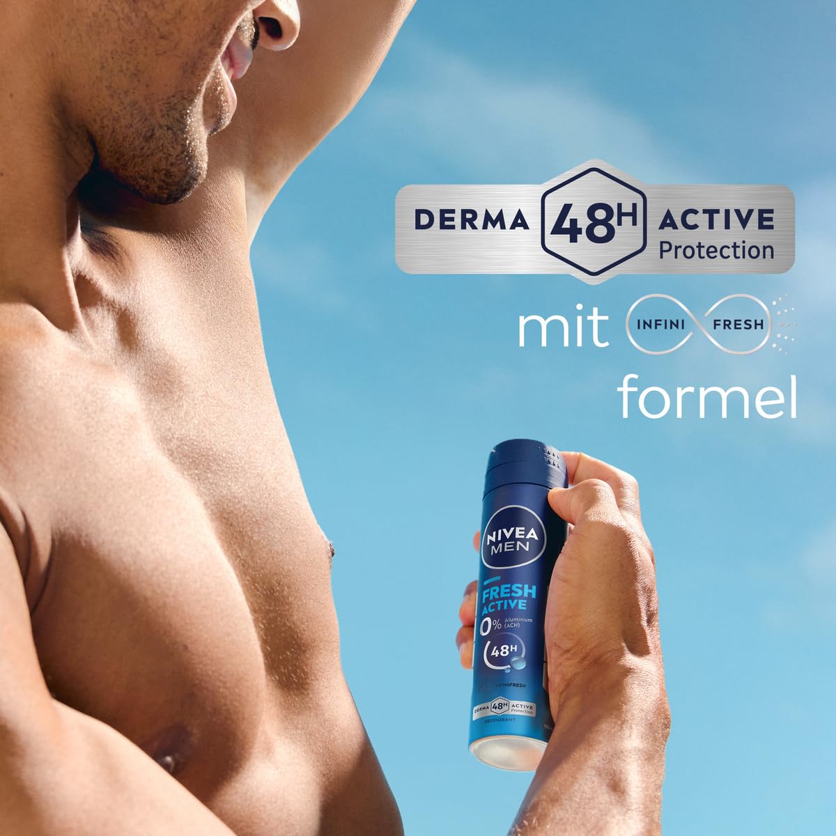 Nivea Deospray 200 ml. MEN	Fresh Active