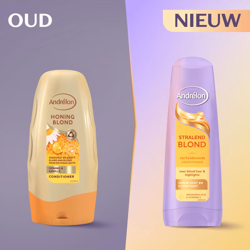 Andrelon Conditioner 200 ml.(Nieuw)	Stralend Blond