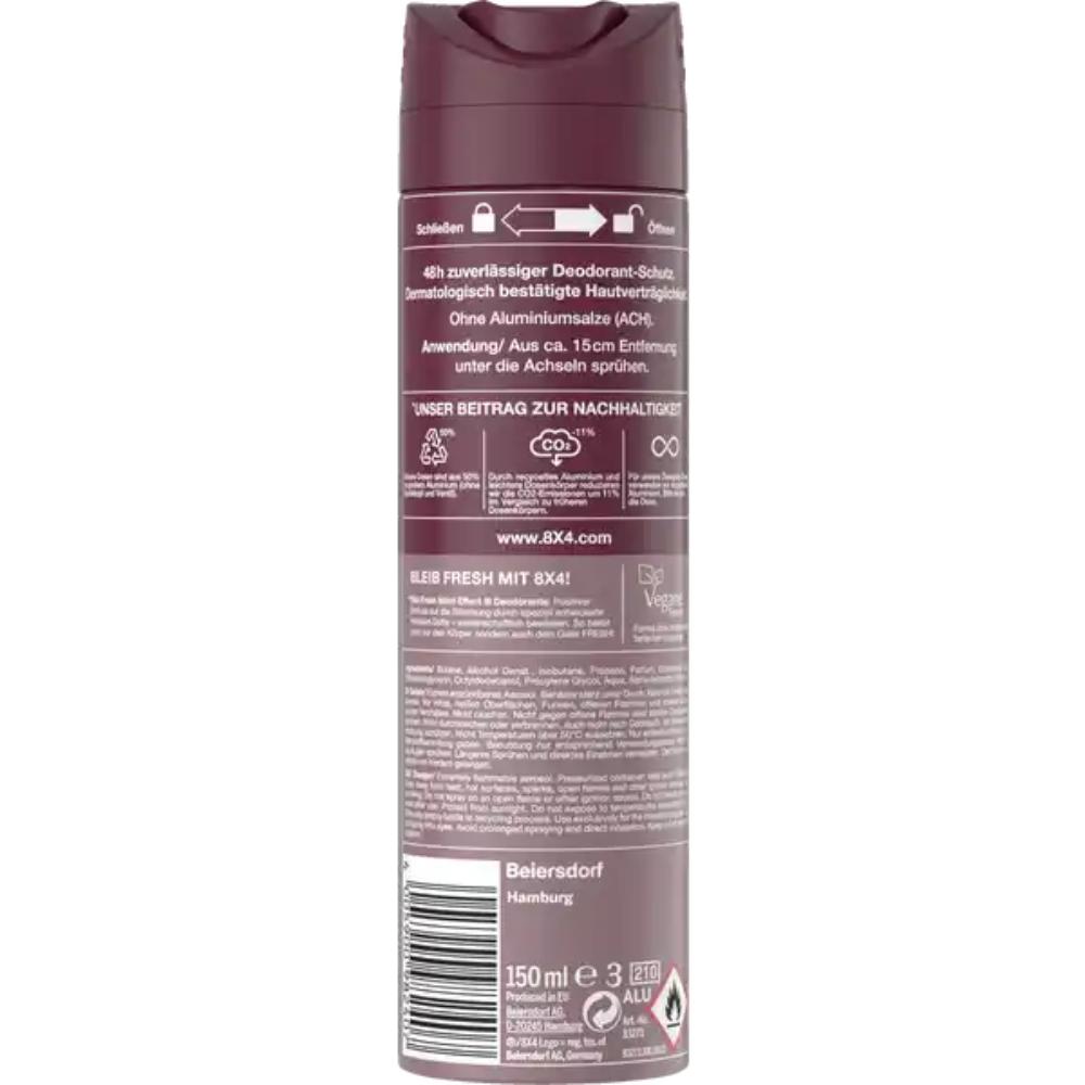 8x4 Deospray 150 ml.	Million Nights