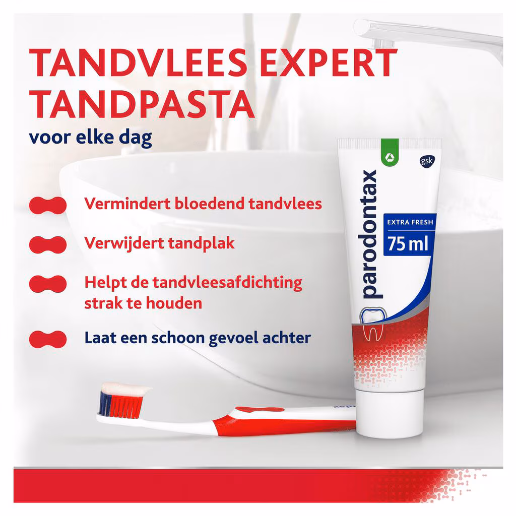 Parodontax Tandpasta 75 ml.	Extra Fresh