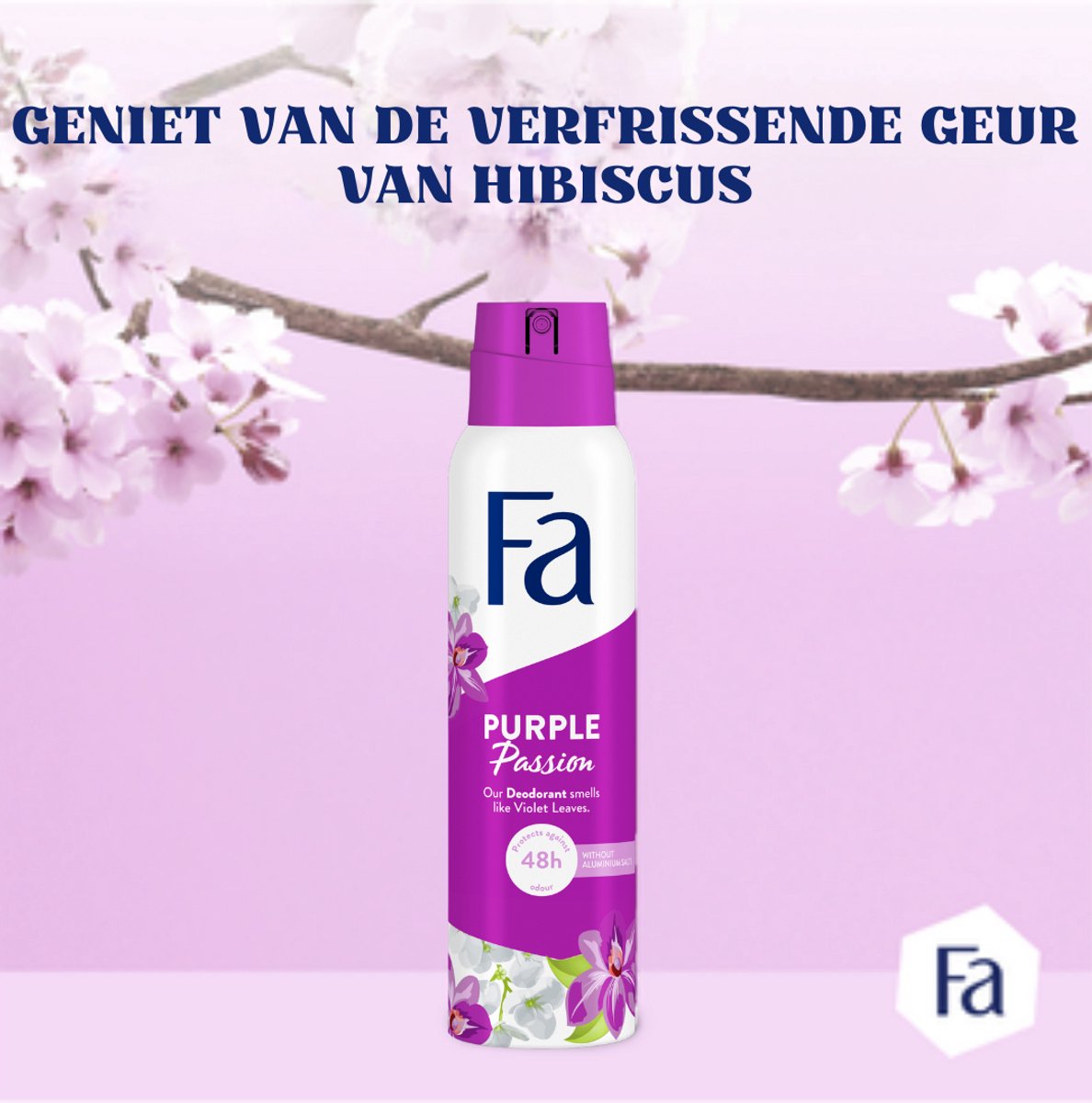 FA Deospray 150 ml.	Purple Passion