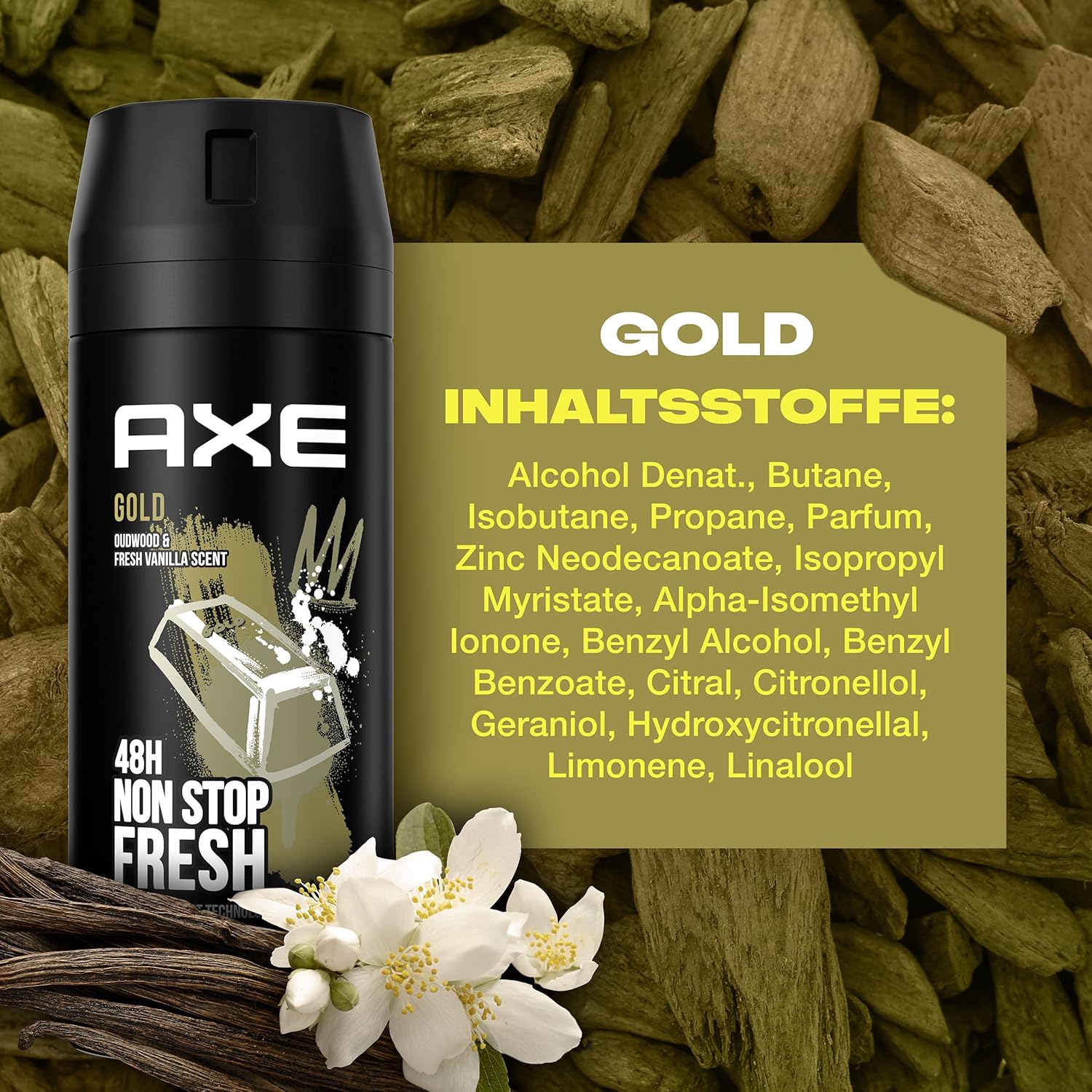 Axe Gold  Deodorant Body Spray 150 ML