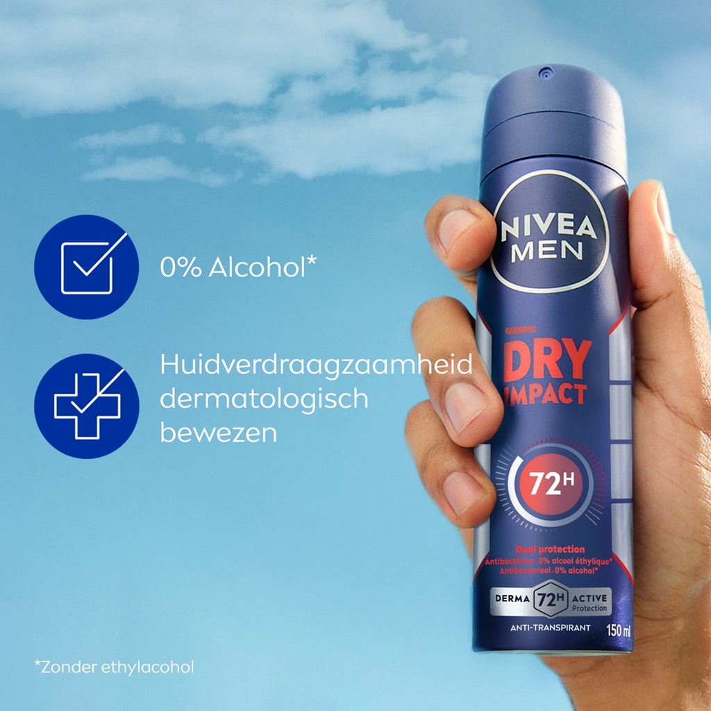 NIVEA MEN Deospray 200 ml – Dry Impact