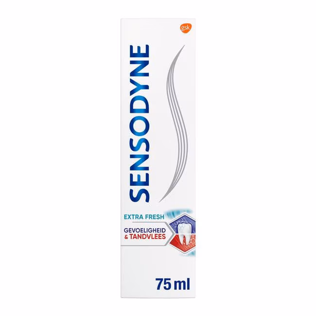 Sensodyne Tandpasta 75 ml.	Gevoeligheid & Tandvlees Extra Fresh
